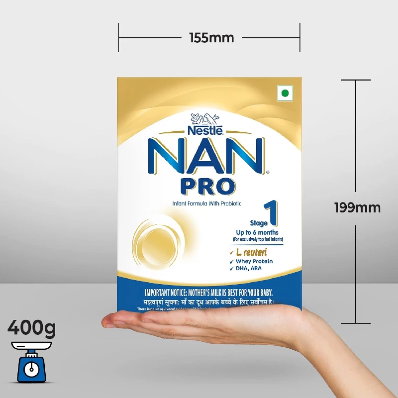 Nestle Nan Pro 1 Infant Formula With Probiotic, 400 g-9.webp